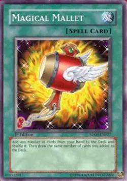 Yugioh! LP Magical Mallet SD09 - SD09-EN027 - Common - 1st Edition Lightly Playe - Image 2
