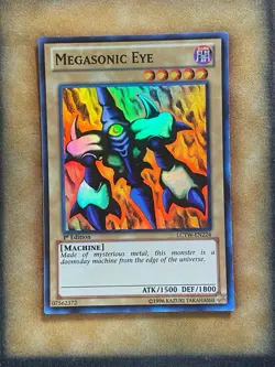 Yugioh Megasonic Eye LCYW-EN224 Super Rare 1st Ed LP - Image 1