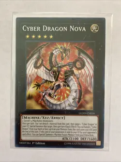 YuGiOh! Cyber Dragon Nova LEDD-ENB30 Legendary Dragon Decks 1st Edition - Image 1