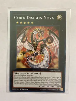 YuGiOh! Cyber Dragon Nova LEDD-ENB30 Legendary Dragon Decks 1st Edition - Image 2