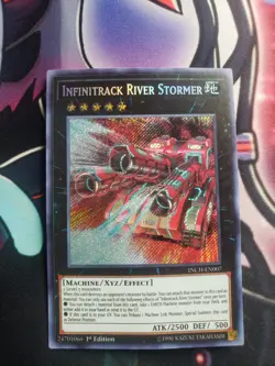 Yu-Gi-Oh! Infinitrack River Stormer INCH-EN007 Secret Rare 1st Ed Near Mint - Image 2