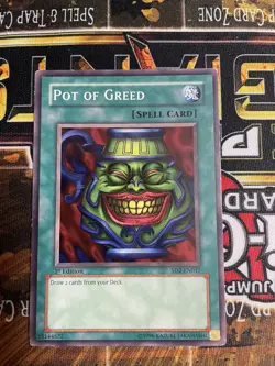 Pot of Greed - SD2-EN017 - 1st Edition - YuGiOh-HP - Image 1