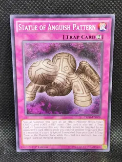 Yugioh Statue of Anguish Pattern CROS-EN078 1st Edition NM Condition - Image 1