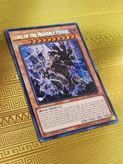 LORD OF THE HEAVENLY PRISON MP22-EN205 Secret Rare 1st Edition NM Yu-Gi-Oh - Image 1