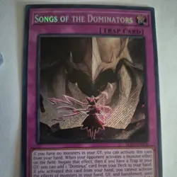 Near Mint Yugioh Songs of the Dominators - ALIN-EN078 - Secret Rare 1st Edition - Image 3