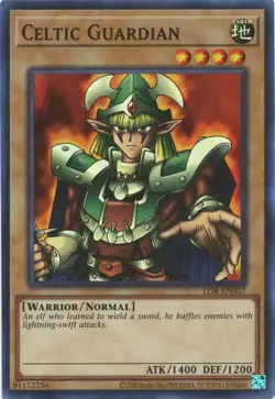 Yu-Gi-Oh! Celtic Guardian LOB-EN007 Super Rare 25th Anniversary - Image 1