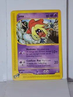 Jynx Non-Holo 18/147 Aquapolis Rare Pokemon Card. E-reader.  - Image 1