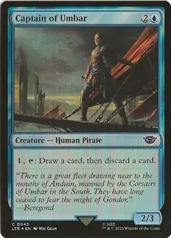 Captain of Umbar 45 Common MTG Lord of the Rings Middle Earth NM/MT - Image 1