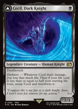 1x - Cecil, Dark Knight - Final Fantasy - NM MTG - Image 1