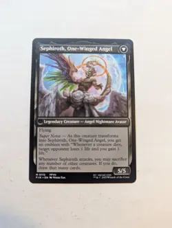 Sephiroth Fabled Soldier Final Fantasy MTG LP Reg art - Image 2