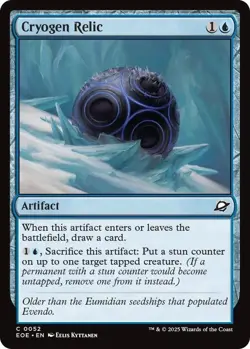 NM Foil Cryogen Relic, MTG, Edge of Eternities, Magic the Gathering, 52 - Image 1