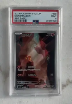 SEQUENTIAL PSA 9 CHARMANDER 168 CHARMELEON 169 JAPANESE 151 ART RARE POKEMON - Image 2