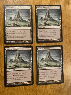 MTG Magic the Gathering 4x Vault of Whispers Mirrodin HP Playset - Image 1