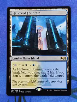 1x Hallowed Fountain, NM, Ravnica Allegiance (RNA), Magic: the Gathering, MtG - Image 1