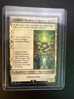 Summon: Knights of Round Final Fantasy Regular Card NM Condition - Image 3