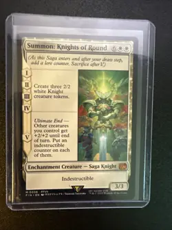 Summon: Knights of Round Final Fantasy Regular Card NM Condition - Image 6