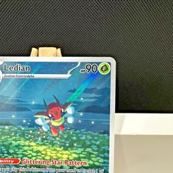 Ledian 144/142 - Illustration Rare Stellar Crown Pokemon - NEAR MINT - Image 4