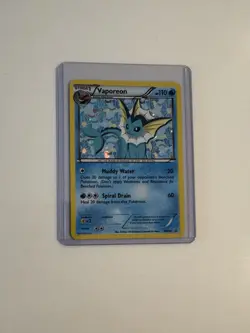 Pokemon TCG Vaporeon BW89 Black and White Promo Card Rare MP - Image 4