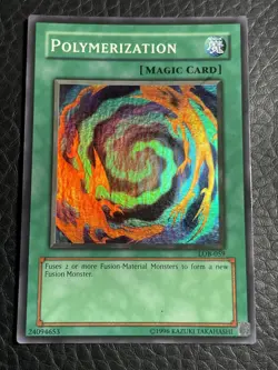 Yugioh Polymerization LOB-059 Wavy Unlimited 2002 - Image 3
