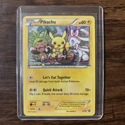 Pikachu XY95 Promo Pokemon TCG Card XY Black Star Promo Rare Holo - Image 1