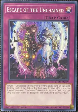 Escape of the Unchained CHIM-EN069 Chaos Impact 1st Edition - Yugioh Card - Image 3