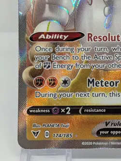 Galarian Sirfetch’d V 174/185 Vivid Voltage Ultra Rare Holo Pokemon TCG Card NM - Image 5