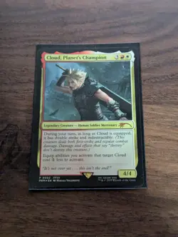 MTG Final Fantasy Cloud, Planet's Champion FOIL Promo 0003 - Image 1