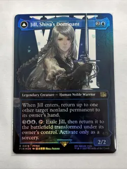 Jill, Shiva's Dominant (Borderless) -Foil Near Mint MTG - Image 1