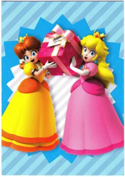 Super Mario Card TCG - 119 - Peach & Daisy - Group Card - Near Mint / EX+ - Image 1