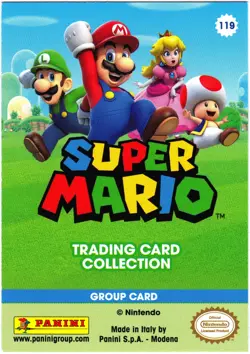 Super Mario Card TCG - 119 - Peach & Daisy - Group Card - Near Mint / EX+ - Image 2