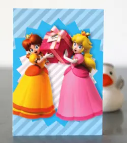 Super Mario Card TCG - 119 - Peach & Daisy - Group Card - Near Mint / EX+ - Image 7