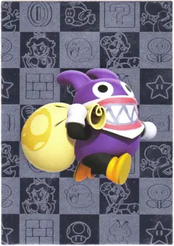 Super Mario Card TCG - 177 - Nabbit - Silver Card (Foil) - Image 1