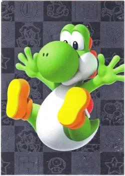 Super Mario Card TCG - 169 - Yoshi - Silver Card (Foil) - Image 1