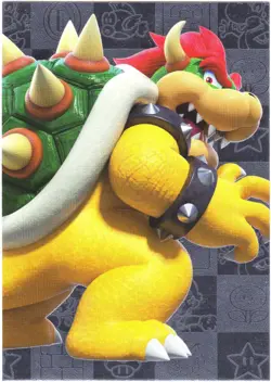 Super Mario card TCG - 173 - Bowser - Silver Card (foil) - Image 1