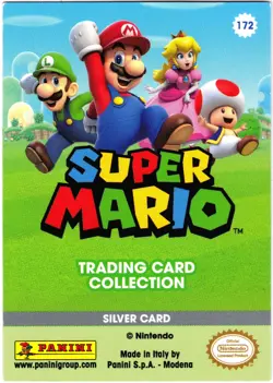 Super Mario card TCG - 172 - Diddy Kong - Silver Card - Near Mint / EX+ - Image 2