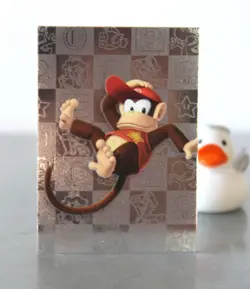 Super Mario card TCG - 172 - Diddy Kong - Silver Card - Near Mint / EX+ - Image 3