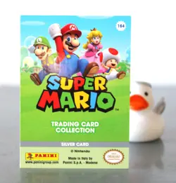 Super Mario card TCG - 164 - Luigi - Silver Card (foil) - Image 8