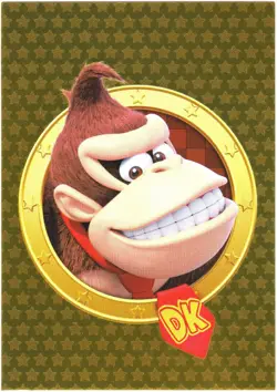 Super Mario card TCG - 158 - Donkey Kong - Golden Card - Near Mint / Ex+ - Image 5