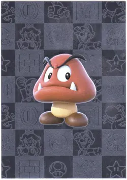Super Mario card TCG - 179 - Goomba - Silver Card (foil) - Image 5