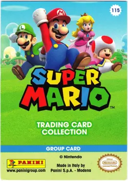 Super Mario Card TCG - 115 - Mario & Luigi - Group Card - Near Mint / EX+ - Image 2