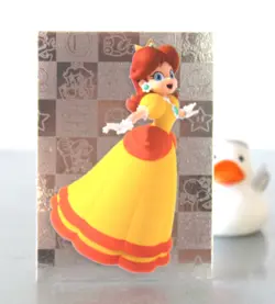 Super Mario card TCG - 167 - Daisy - Silver Card (foil) - Image 7