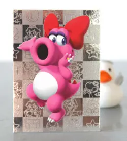 Super Mario card TCG - 170 - Birdo - Silver Card - Near Mint / EX+ - Image 3