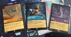 Disney Lorcana Promo League Cards First Chapter Mickey Mouse Yzma Heihei Bundle - Image 1