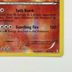 Charizard 20/149 (LP) - Reverse Holo - Pokemon Card TCG- Boundaries Crossed - Image 4