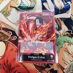 Portgas.D.Ace - OP03-001 - Leader -English - One Piece Card Game - Image 1