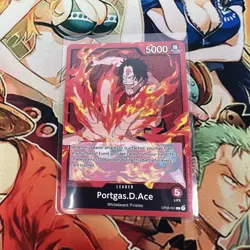 Portgas.D.Ace - OP03-001 - Leader -English - One Piece Card Game - Image 2