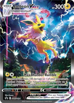 Jolteon VMAX SWSH184 SWSH: Sword & Shield Promo Cards Holo - Image 1