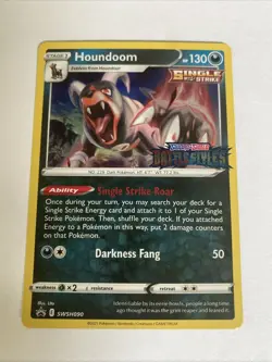 Houndoom - (Prerelease) SWSH090 SWSH: Sword & Shield Promo Cards Holo - Image 1