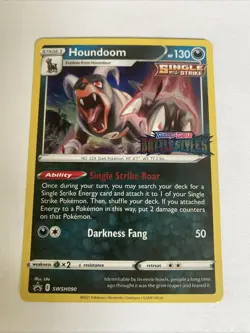 Houndoom - (Prerelease) SWSH090 SWSH: Sword & Shield Promo Cards Holo - Image 3