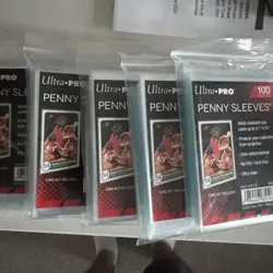 Ultra Pro Card Penny Sleeves Standard Size, 5 X 100 Pack (500 Total) - Image 1
